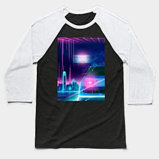 S13 Silvia Drift Retrowave [ OSY Graphics ] Baseball T-Shirt